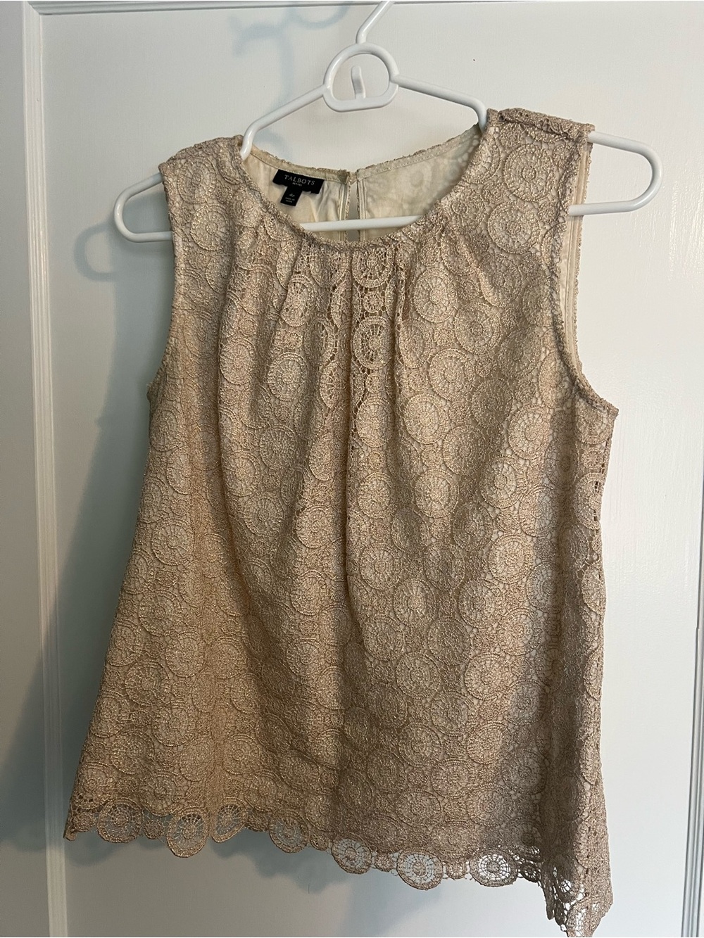 Talbots Lace Top sz 4P